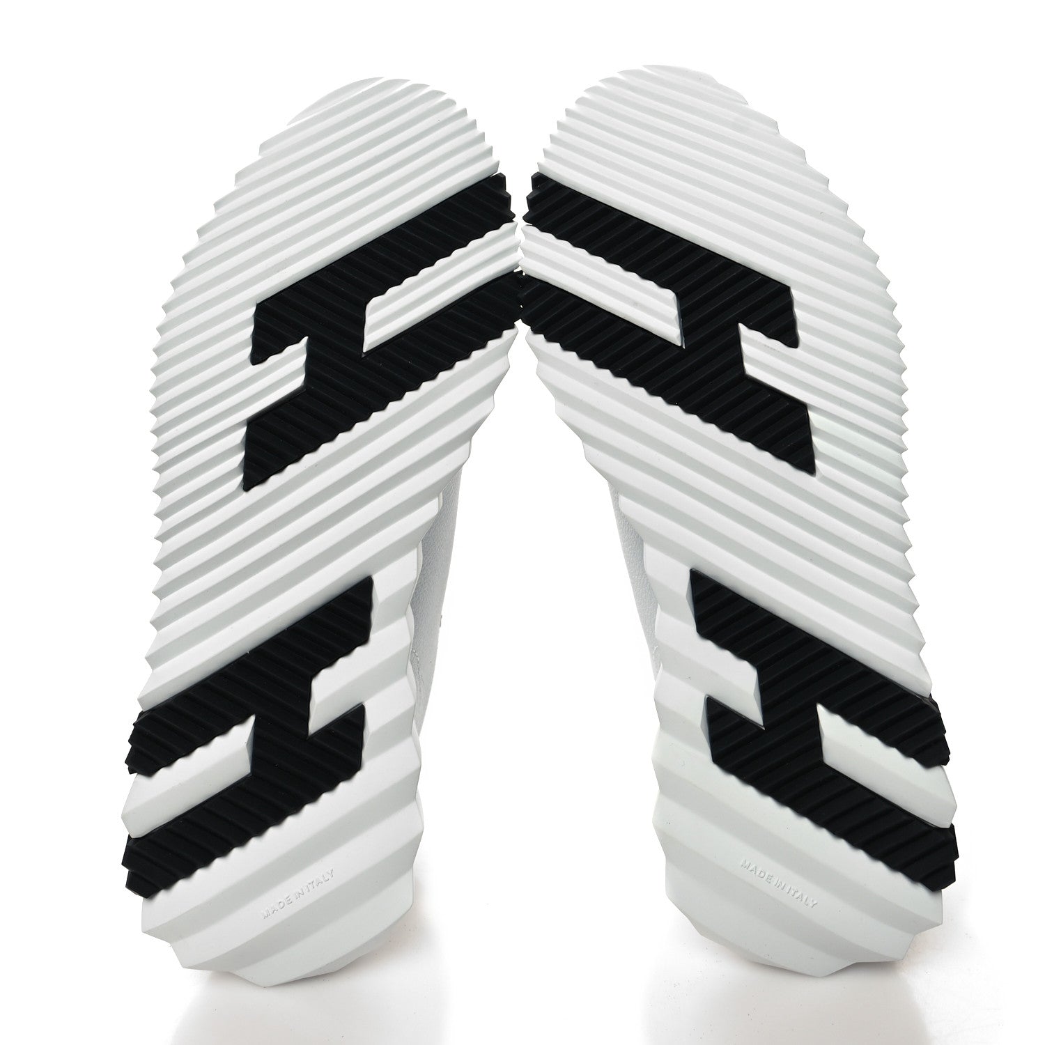 Hermes Goatskin Suede Goatskin Bouncing Sneakers 37 White Black 5 of 9
