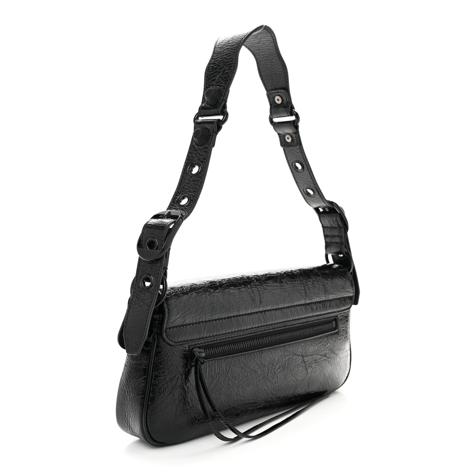 Balenciaga Agneau Arena Small Le Cagole Sling Bag Black 3 of 10