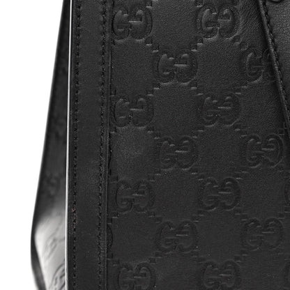 Gucci Guccissima Medium Padlock Tote Black 11 of 11