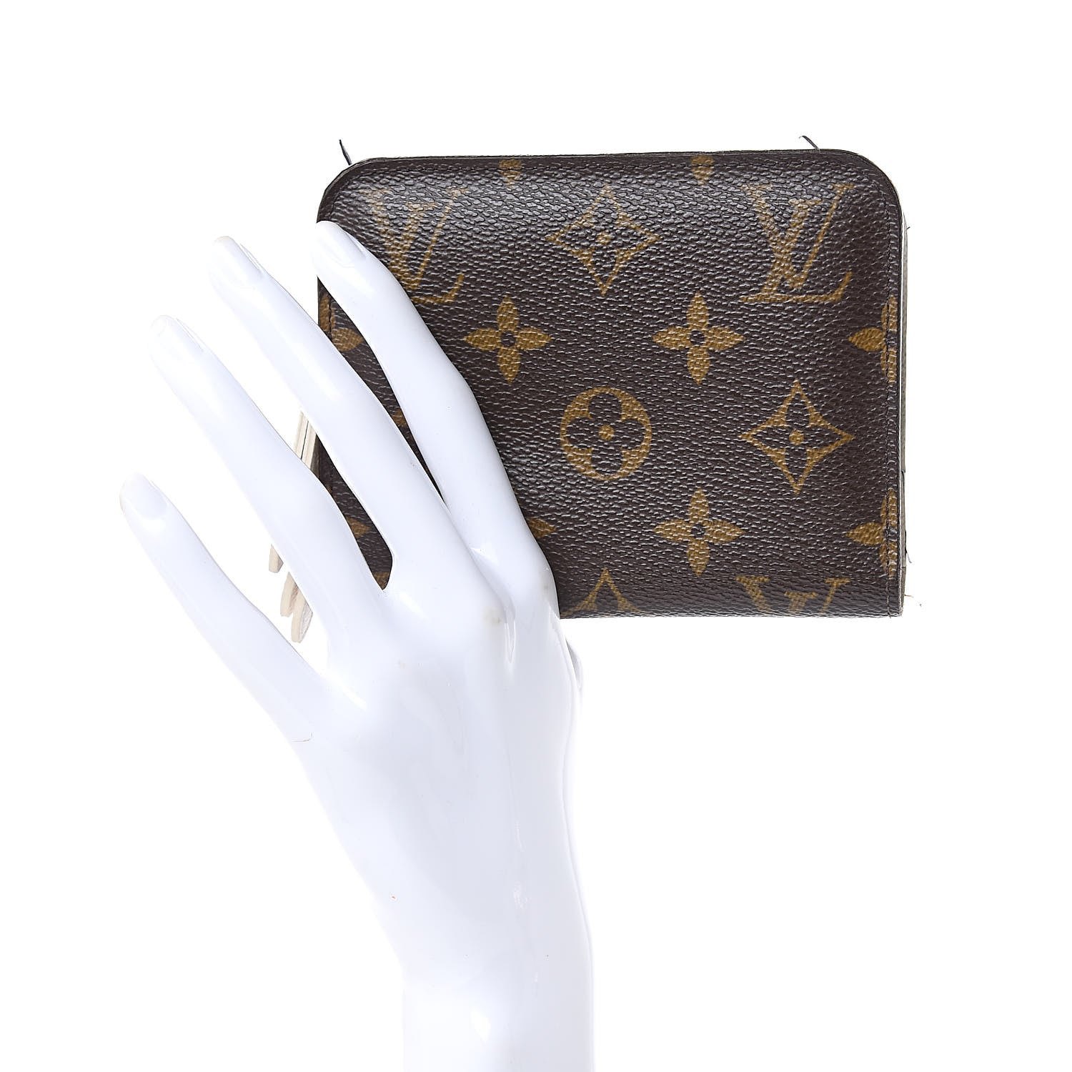 Louis Vuitton Monogram Insolite Coin Purse Wallet White 2 of 11
