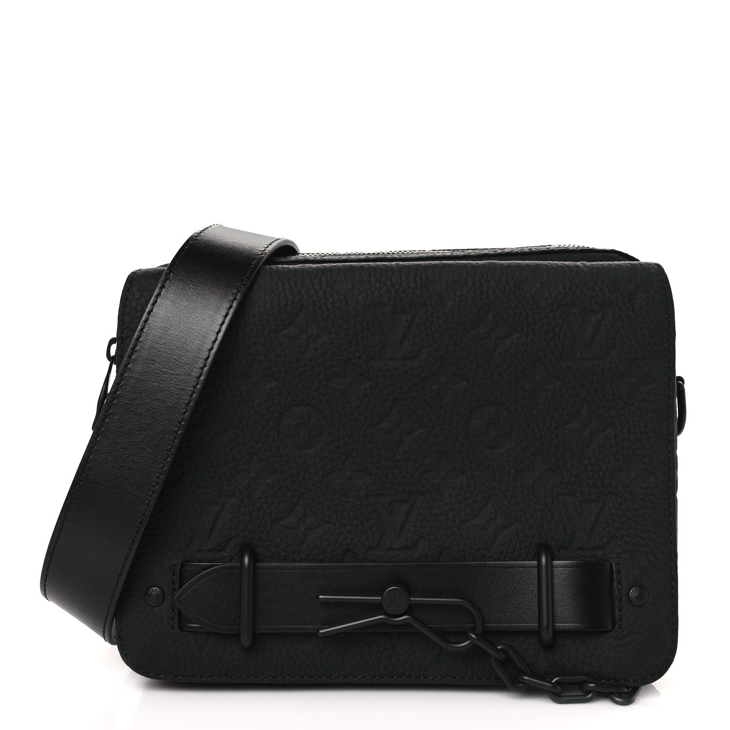 Louis Vuitton Taurillon Monogram Steamer Messenger Black 1 of 8