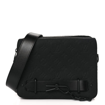 Louis Vuitton Taurillon Monogram Steamer Messenger Black 1 of 8