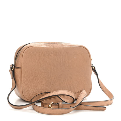 Gucci Pebbled Calfskin Small Soho Disco Bag Camelia 4 of 11