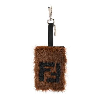 Fendi Fur F is Fendi Luggage Tag Brown Black 1 of 4