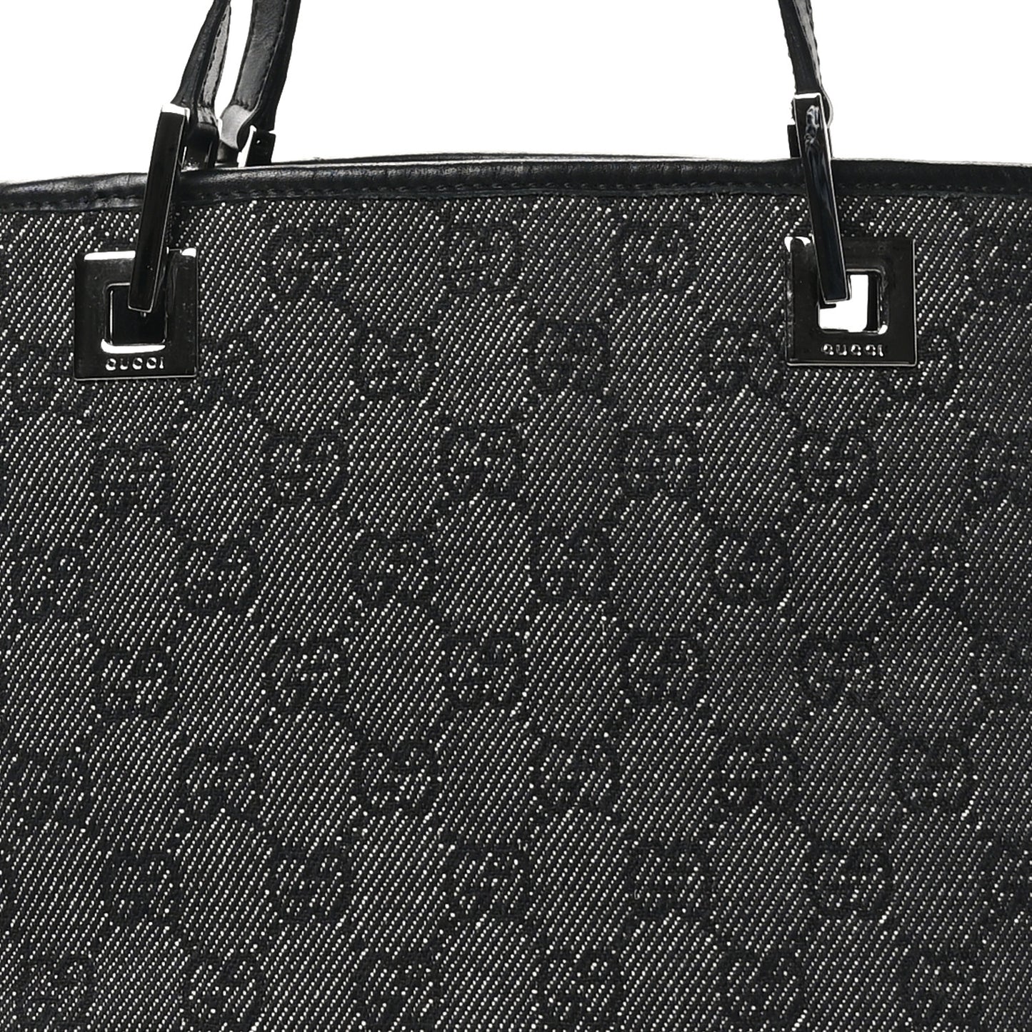 Monogram Small Bucket Tote Black