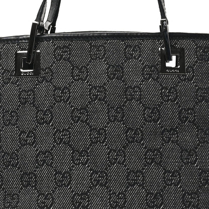 Gucci Monogram Small Bucket Tote Black 8 of 10