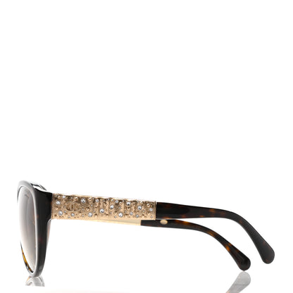 Chanel Crystal Bijoux Sunglasses 5298-B-A Tortoise 3 of 8