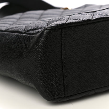 Chanel Caviar Quilted Petit Shopping Tote PST Black 9 of 19