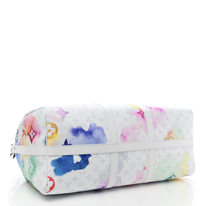 Louis Vuitton Monogram Watercolor Keepall Bandouliere 50 Multicolor 3 of 8
