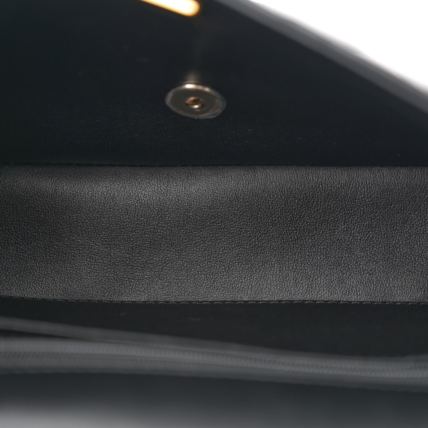 Chanel Lambskin Quilted Resin CC Flap Bag Black White 5 of 10