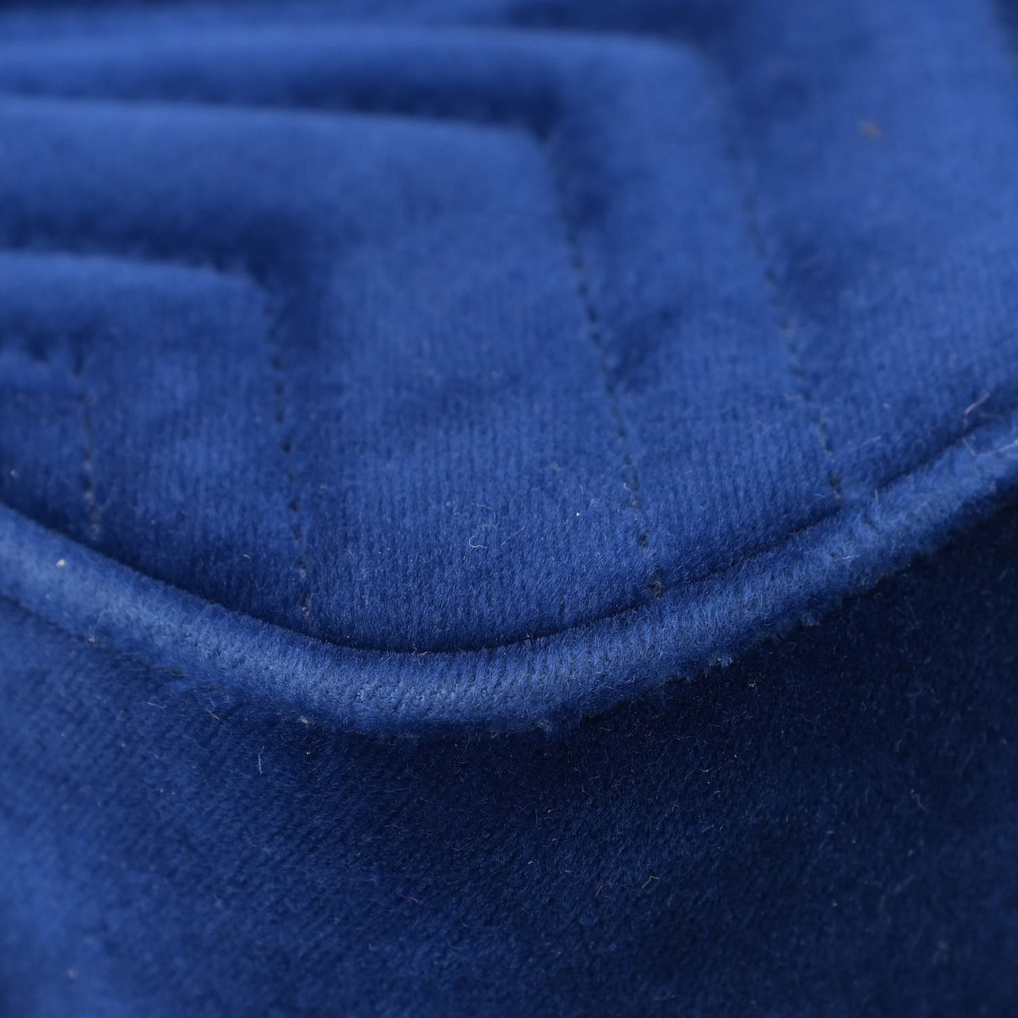 Velvet Matelasse Mini GG Marmont Shoulder Bag Cobalt Blue