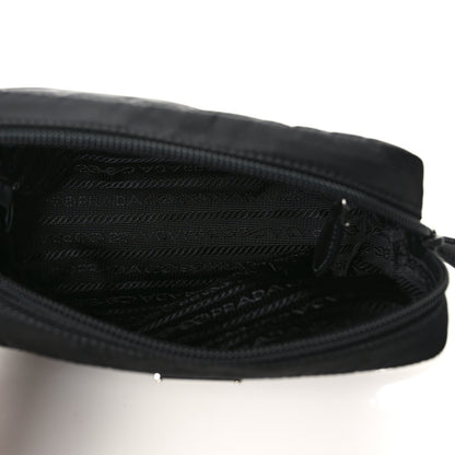 Prada Tessuto Nylon Saffiano Wristlet Black 5 of 6