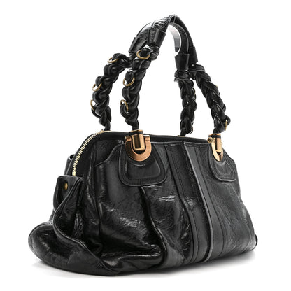 Chloe Lambskin Heloise Satchel Black 3 of 15