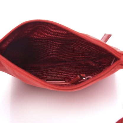 Prada Nylon Vela Flat Messenger Rosso 5 of 8