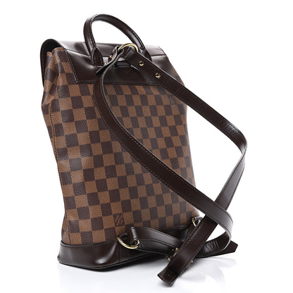 Louis Vuitton Damier Ebene Soho Backpack 2 of 9