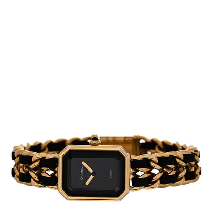 Chanel Stainless Steel Lambskin 20mm Chain Premiere Quartz Watch Gold XL 2 of 4