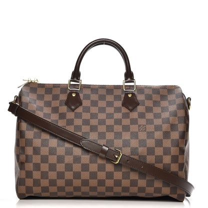 Louis Vuitton Damier Ebene Speedy Bandouliere 35 1 of 10