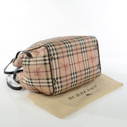 Burberry Haymarket Check Large Canterbury Tote Chocolate 5 of 9