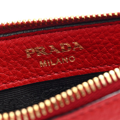 Prada Vitello Daino Small Belt Bag Rosso 6 of 9