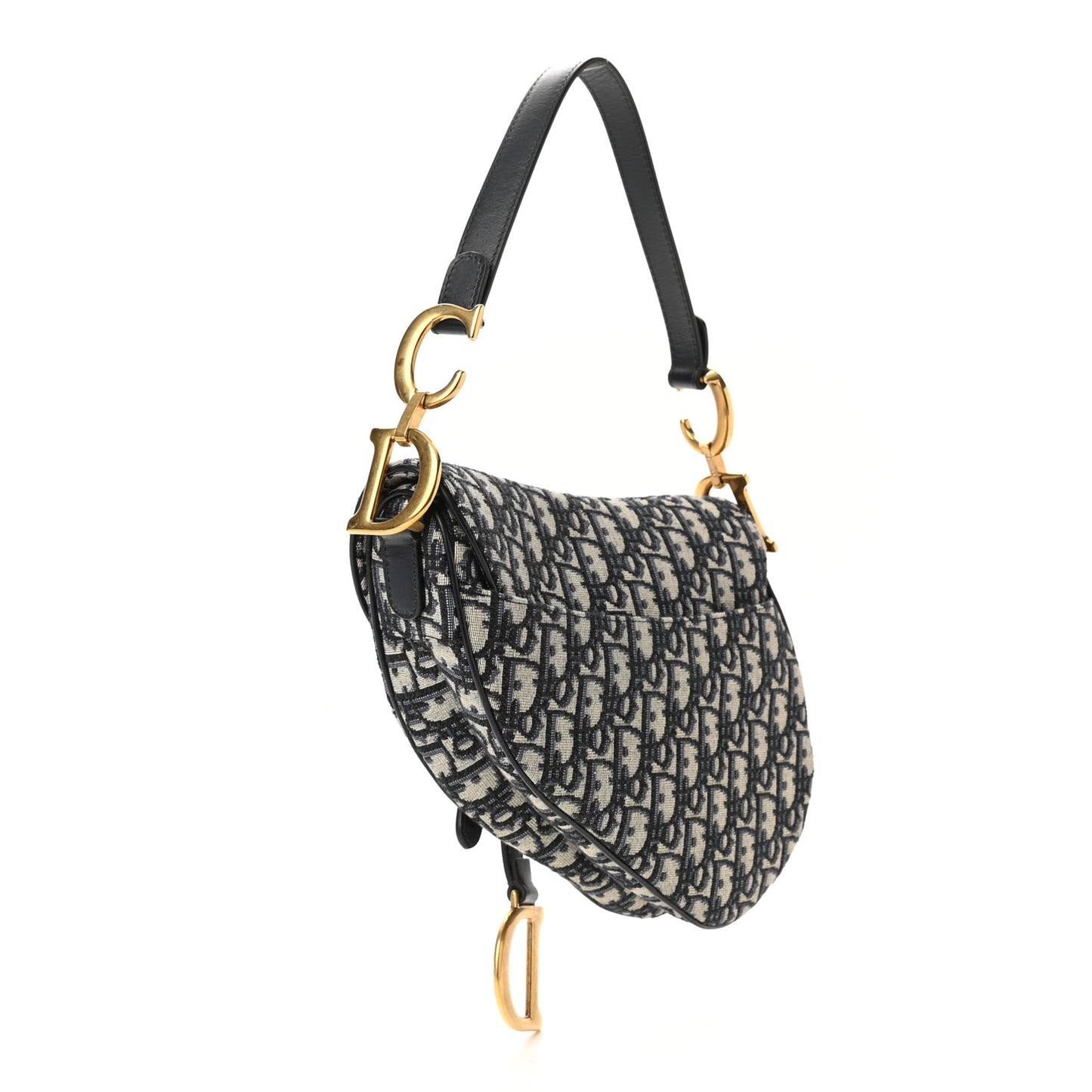 Oblique Saddle Bag Blue