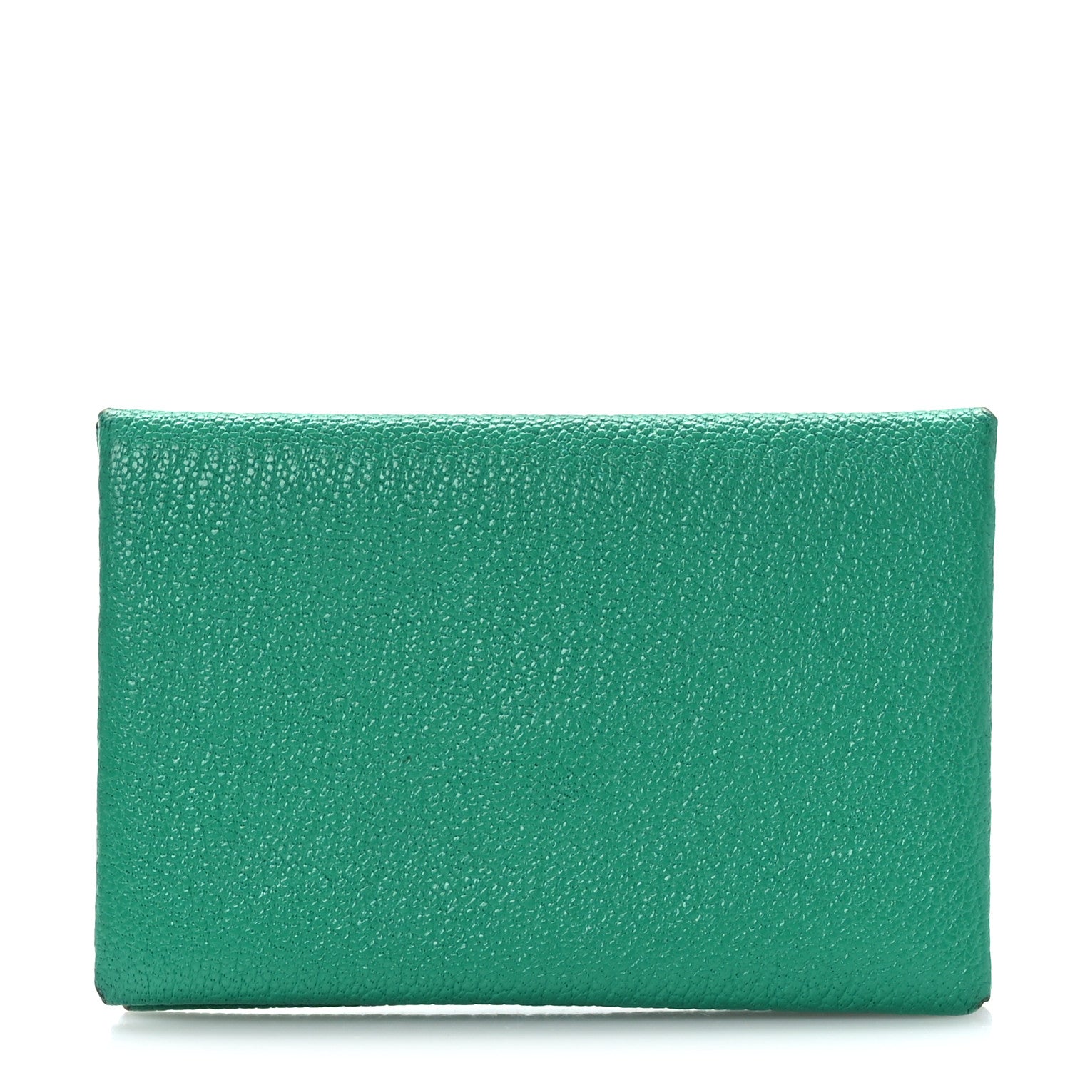 Hermes Chevre Mysore Verso Calvi Card Case Menthe Bleu Brume 1 of 9