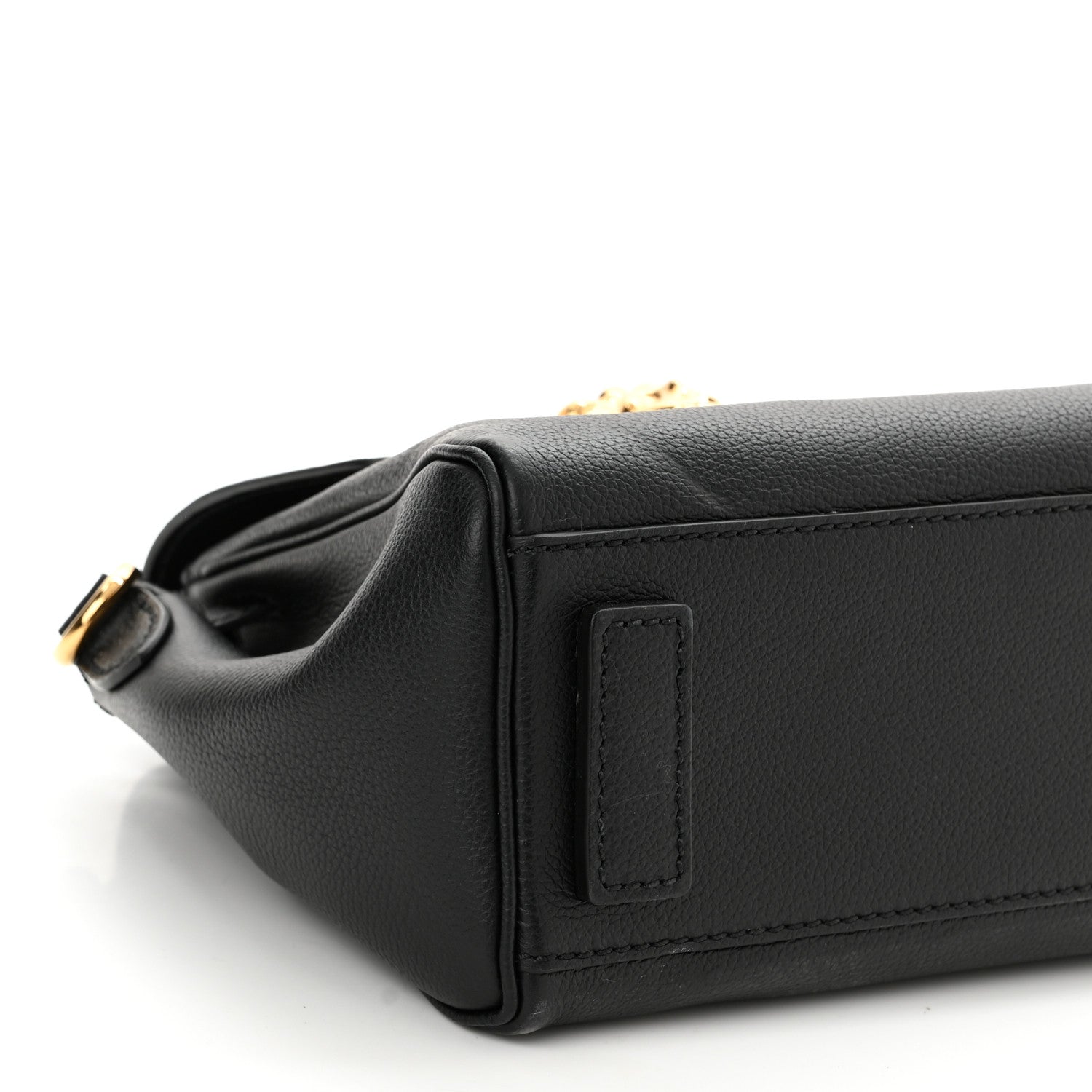 Versace Grained Calfskin Small La Medusa Top Handle Bag Black 8 of 11