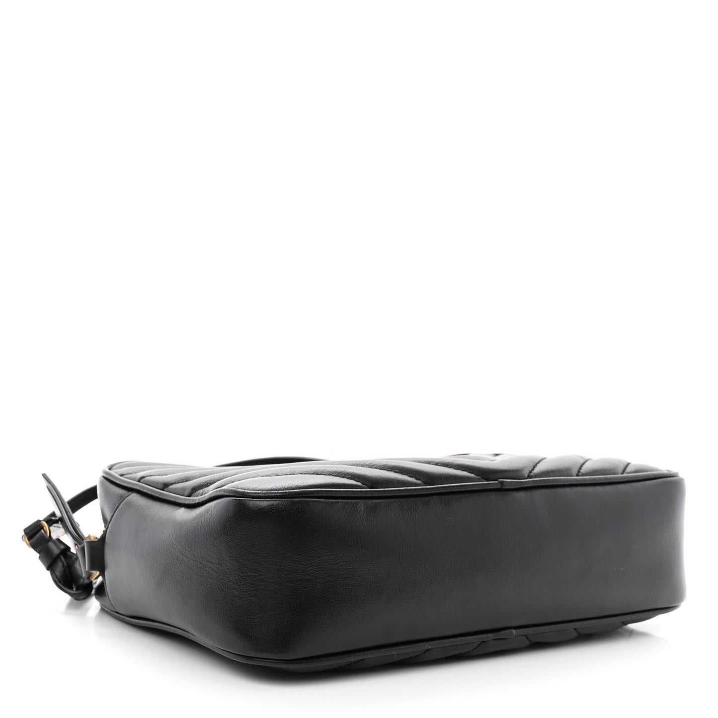 Calfskin Matelasse Monogram Lou Camera Bag Black