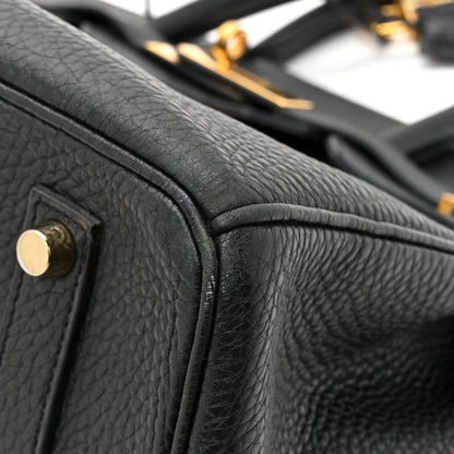 Hermes Taurillon Clemence Birkin 35 Black 22 of 25