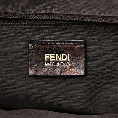 Fendi Crinkled Lambskin Mia Shoulder Flap Black 6 of 17