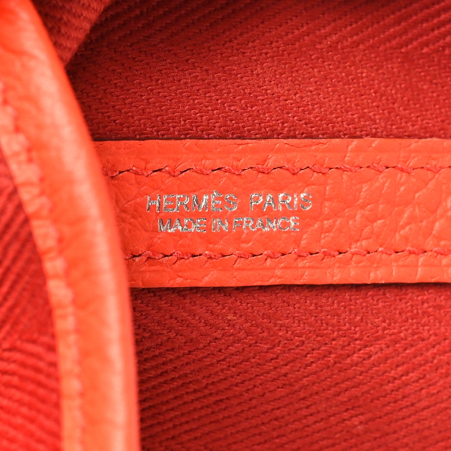 Hermes Toile Officier Negonda Garden Party 36 Rouge Tomate Capucine 6 of 11
