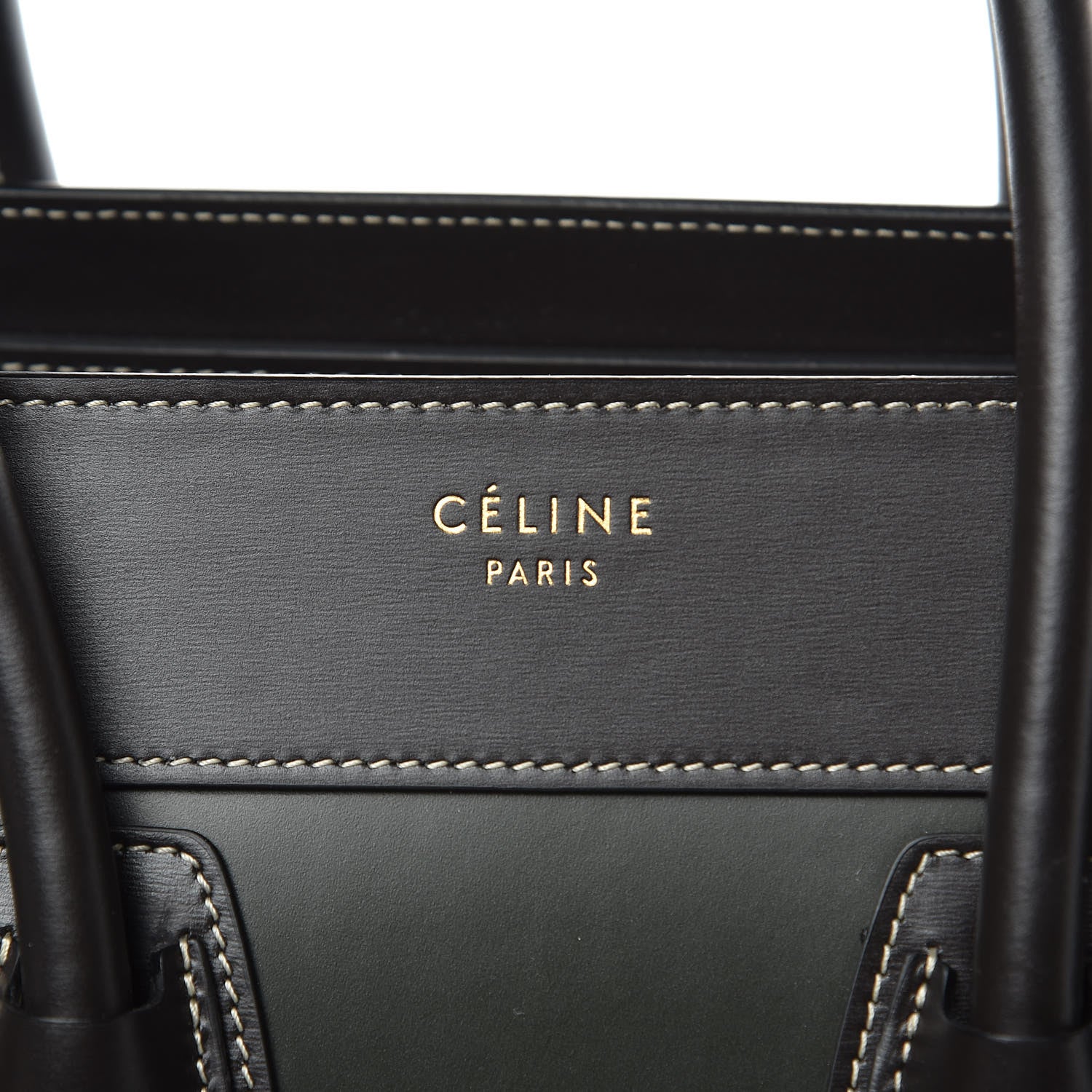 Celine Smooth Calfskin Tri-Color Micro Luggage Light Emerald 8 of 11