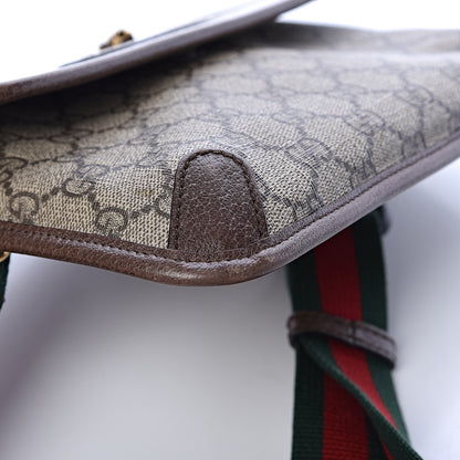 Gucci GG Supreme Monogram Neo Vintage Web Belt Bag Brown 8 of 9