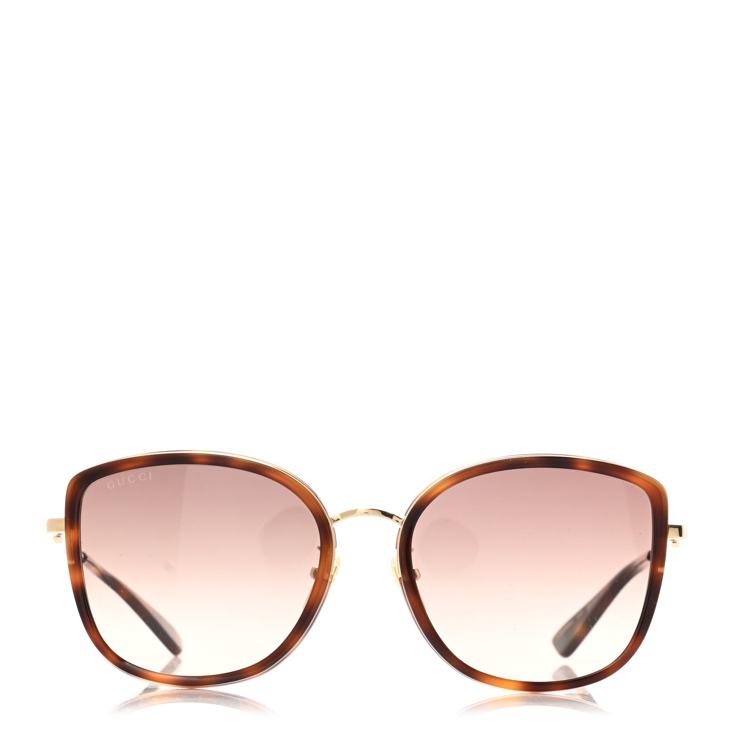Gucci Cat Eye Sunglasses GG0606SK Havana 2 of 8