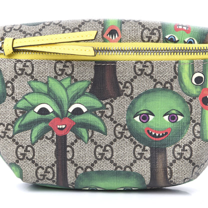 Gucci GG Supreme Monogram Smiling Plants Childrens Belt Bag Multicolor 9 of 9