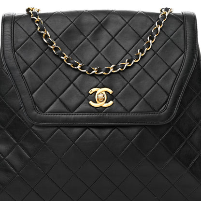 Chanel Lambskin Quilted Single Flap Black 8 of 12