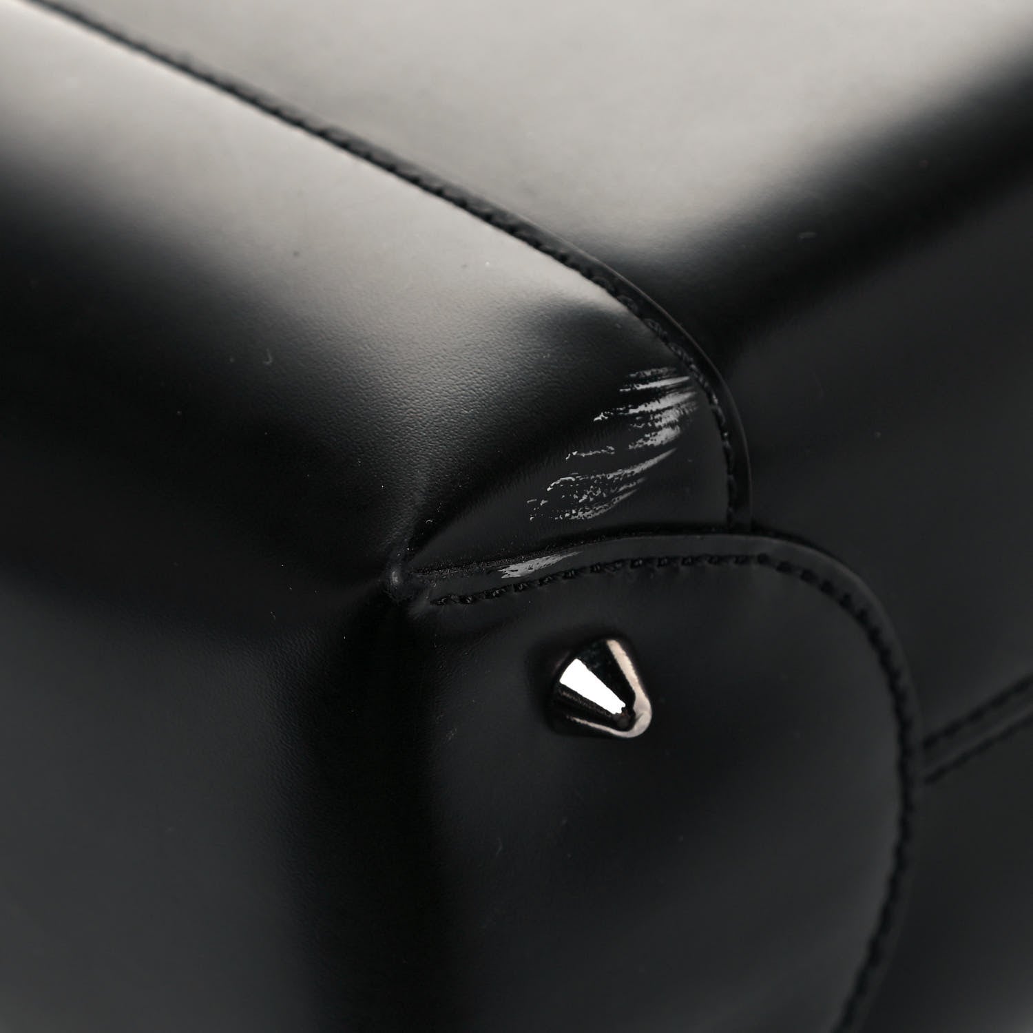 Christian Dior Calfskin Maris Pearl Beaded Top Handle Bag Black 11 of 14