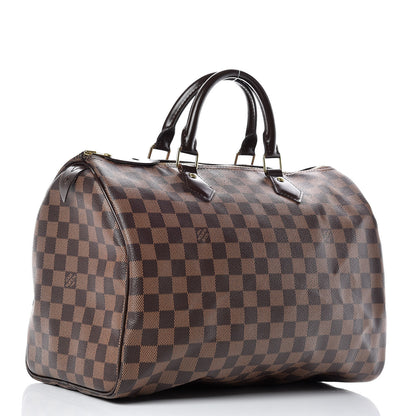 Louis Vuitton Damier Ebene Speedy 35 3 of 12