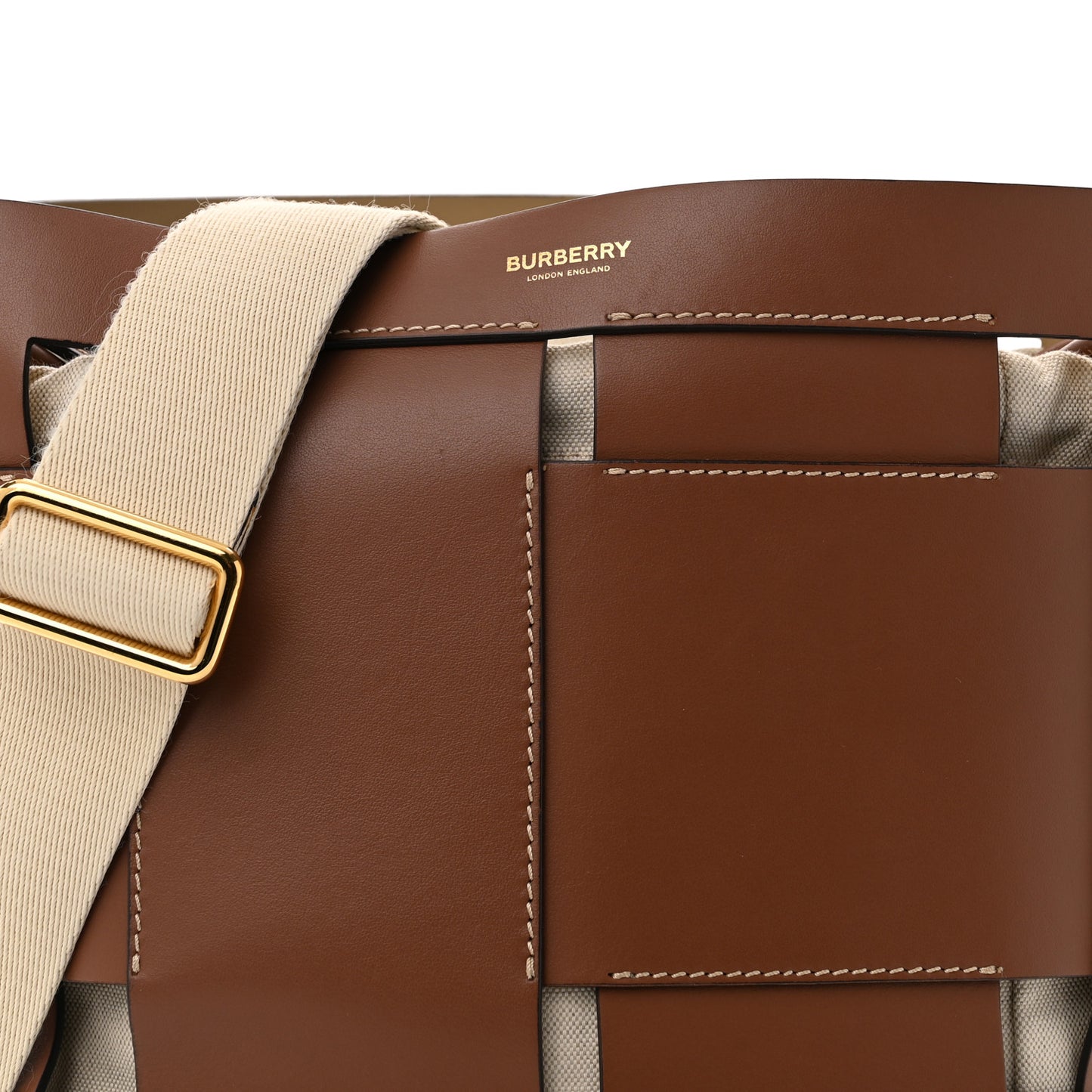 Smooth Calfskin Small Foster Bucket Bag Tan