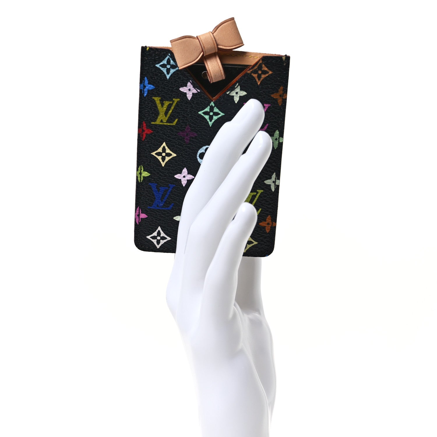 Louis Vuitton Monogram Multicolor Mirror and Case Pouch Black 2 of 9