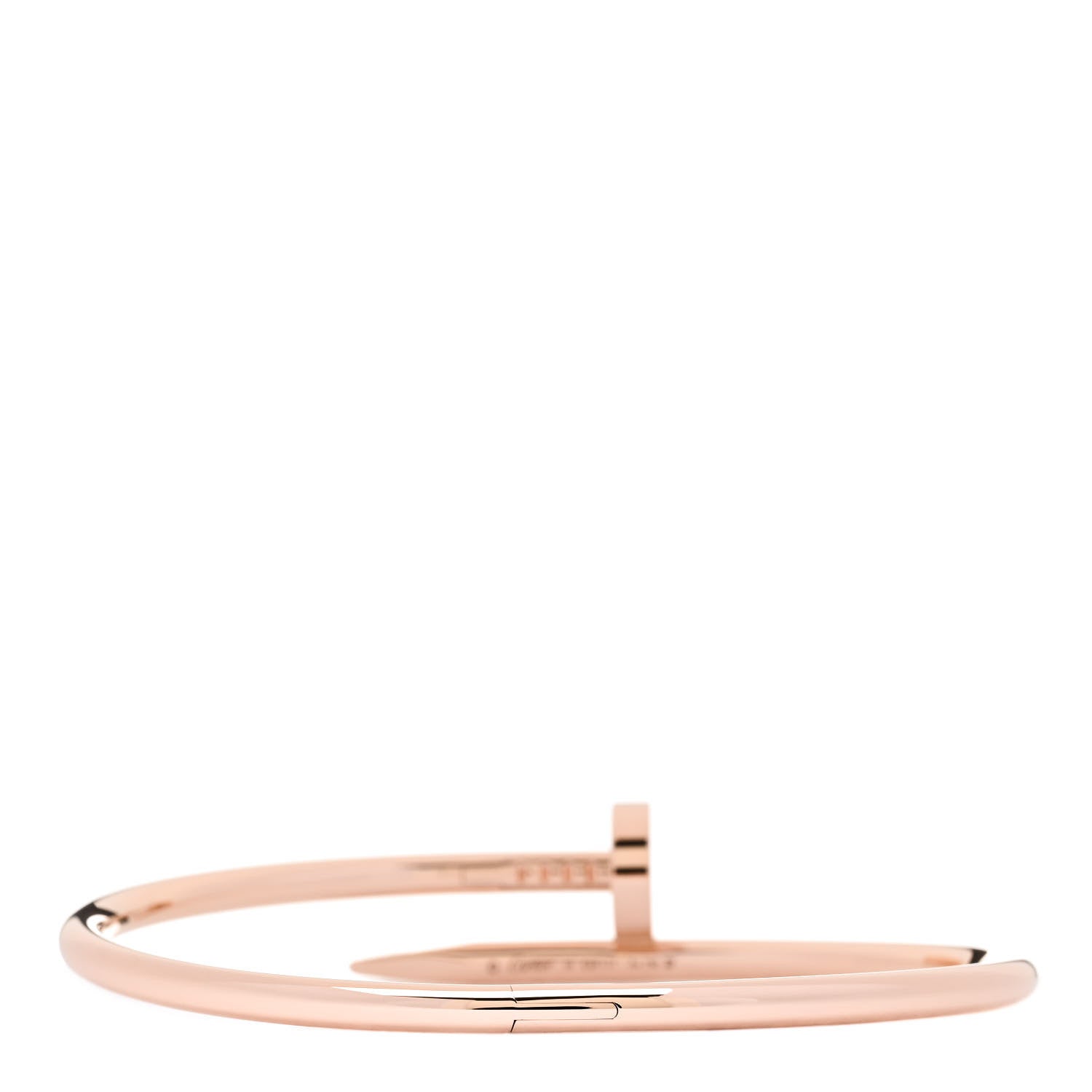 Cartier 18K Pink Gold Juste Un Clou Bracelet 19 2 of 3