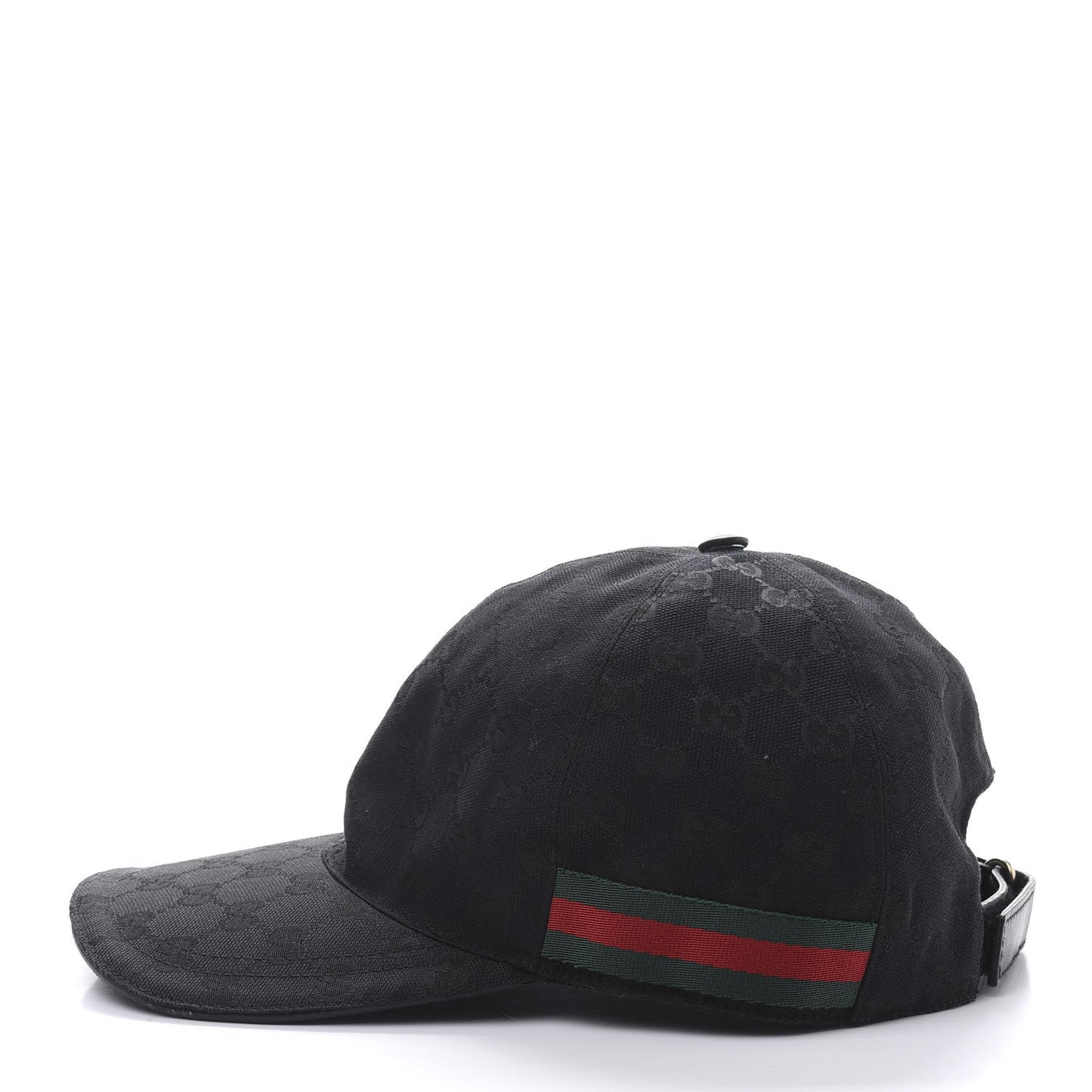 Monogram Web Baseball Hat XL Black