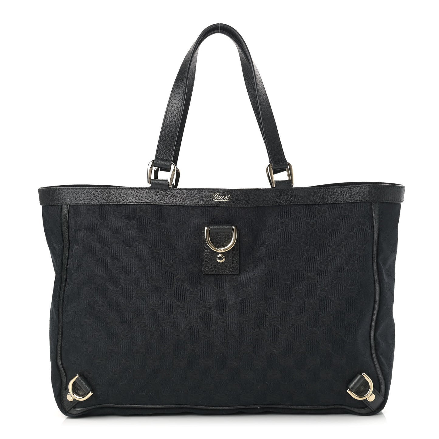 Monogram Large Abbey Tote Black