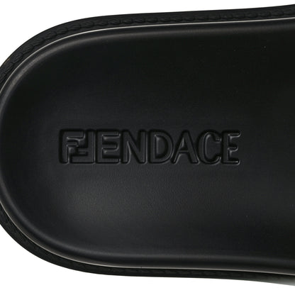 Versace X FENDI Metal Chainmail Mesh Pool Slides 38 Gold Black 7 of 8