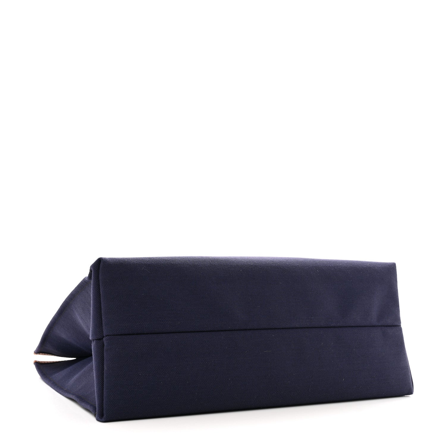 Salvatore Ferragamo Canvas 1927 Signature Tote Navy Brown 4 of 12