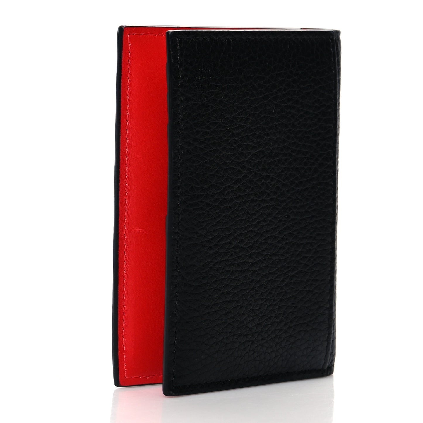 Grained Calfskin Sifnos Bi-Fold Wallet Black