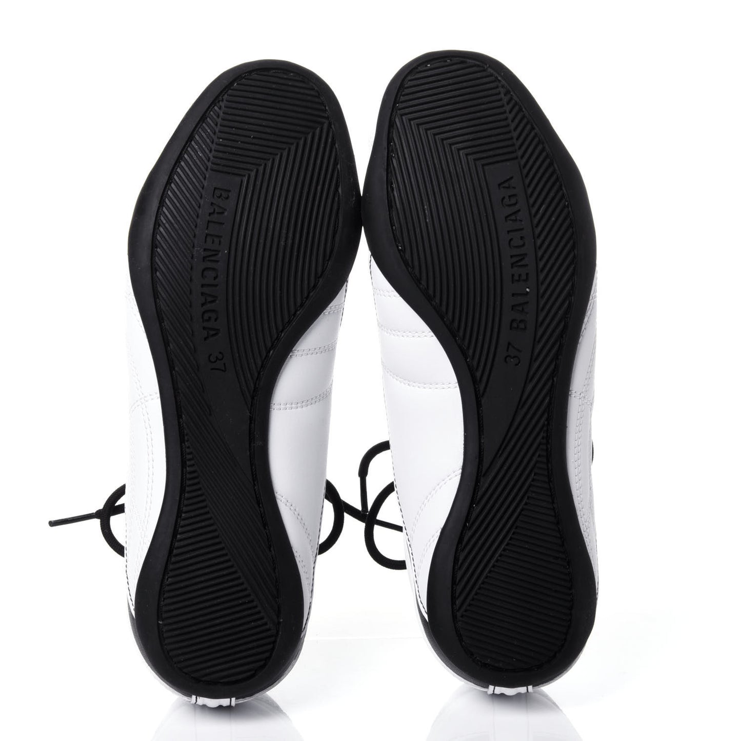 Polyurethane Womens Zen Sneakers 37 White Black