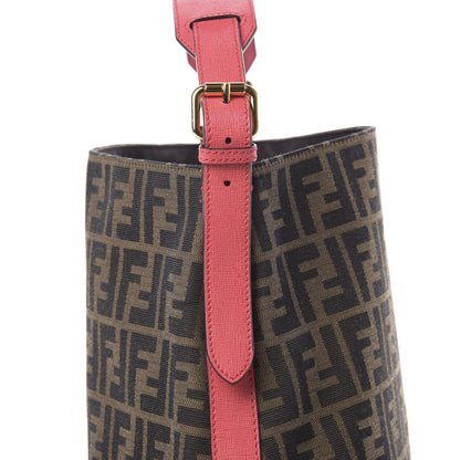 Fendi Zucca Vitello Elite Small Hobo Tobacco Ecstasy 8 of 11