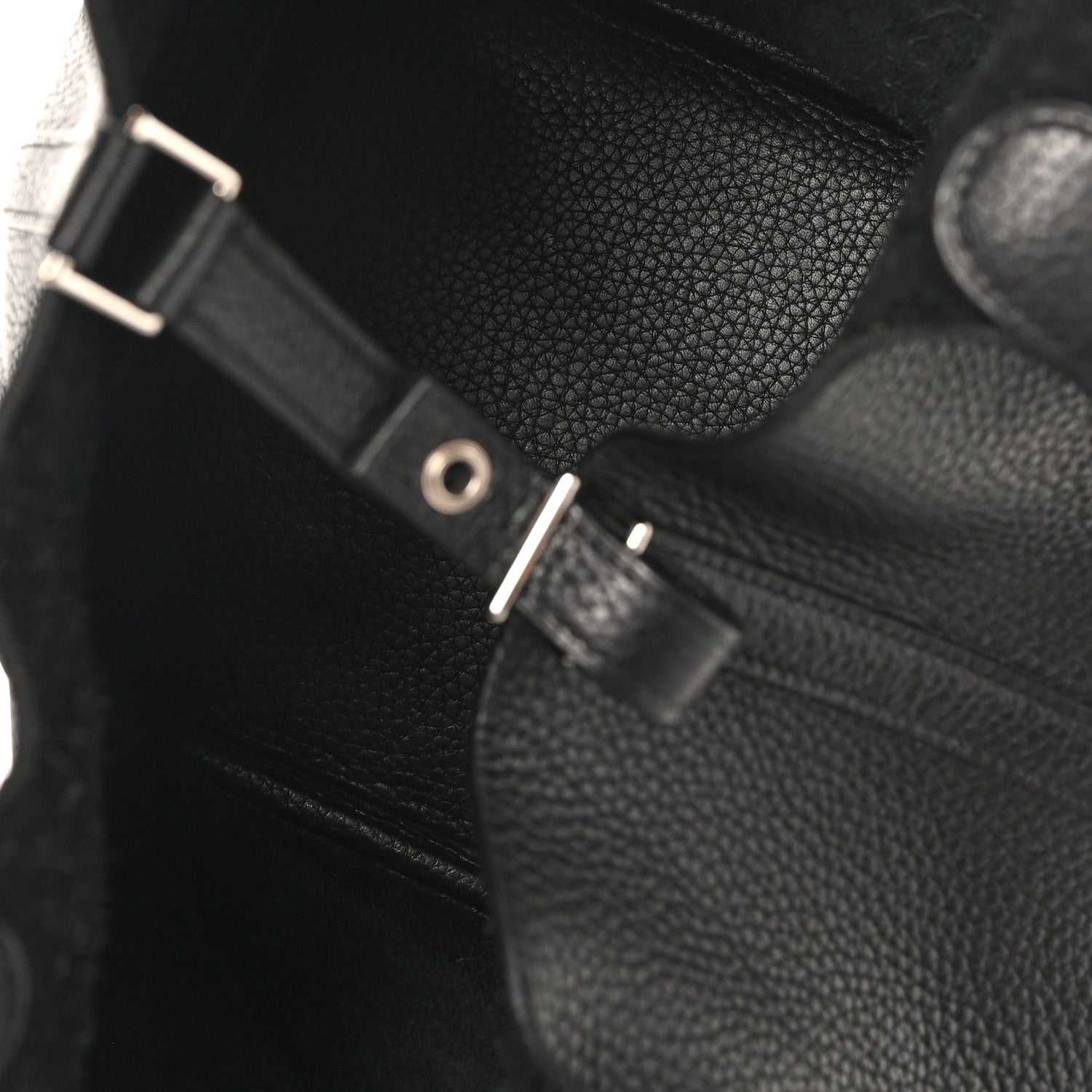 Hermes Taurillon Clemence Picotin Lock 22 MM Black 5 of 10