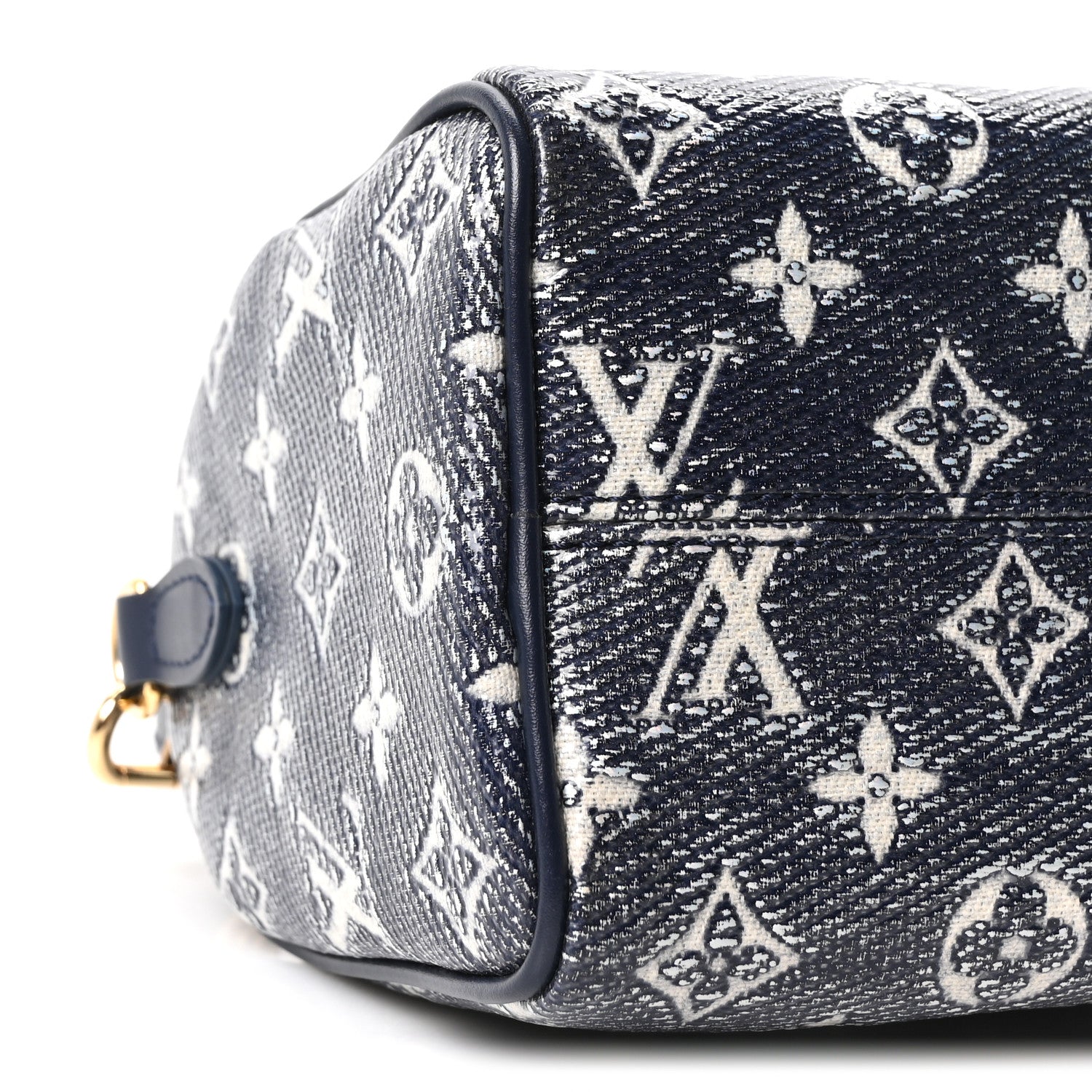 Louis Vuitton Monoglam Speedy Bandouliere 20 Blue 7 of 8