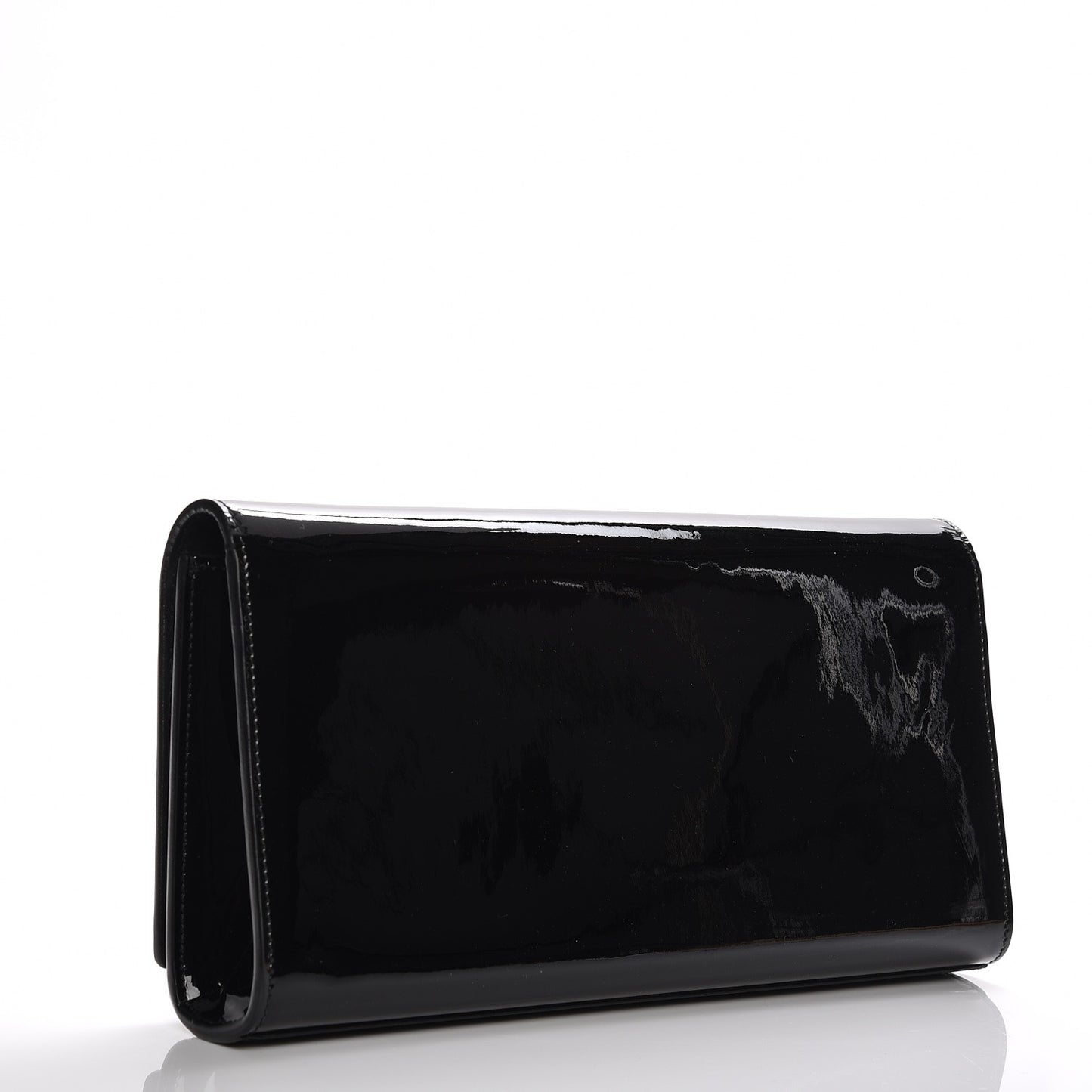 Patent Classic Monogram Kate Clutch Black